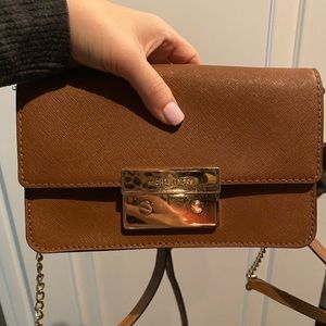 Michael Kors cognac crossbody